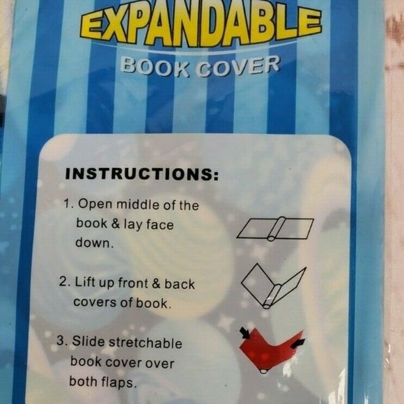 Expandable Jumbo Book Cover Space Design - Picture 6 of 6